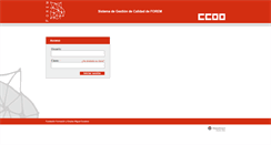 Desktop Screenshot of gestioncalidad.forem.es